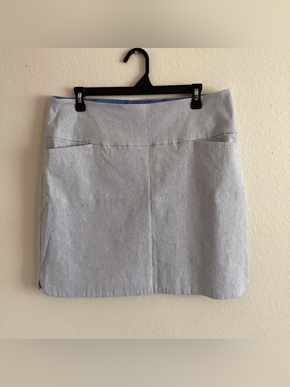 Women's S.C. & Co. Light Blue Mini Skirt with Wide Waistband & shorts XL